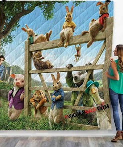 Movie Peter Rabbit V 3D Customized Personalized Quilt Bedding Set Blanket