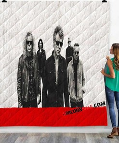 Musical Artists 80S Bon Jovi 2N 3D Customized Personalized Quilt Bedding Set Blanket