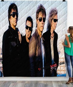 Musical Artists 80S Bon Jovi 3N 3D Customized Personalized Quilt Bedding Set Blanket