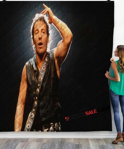 Musical Artists 80S Bruce Springsteen 1N 3D Customized Personalized Quilt Bedding Set Blanket