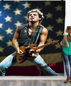 Musical Artists 80S Bruce Springsteen 2D 3D Customized Personalized Quilt Bedding Set Blanket