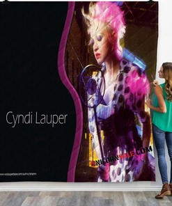 Musical Artists 80S Cyndi Lauper 1V 3D Customized Personalized Quilt Bedding Set Blanket