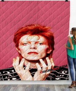 Musical Artists 80S David Bowie1D 3D Customized Personalized Quilt Bedding Set Blanket
