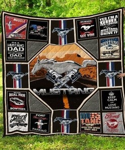 Mustang 1 Quilt Blanket Bedding Set for Home Decoration, Great for Bedroom Decor and Family Gifts