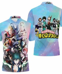 My Hero Academia All Main Characters For Japanese Fan Polo Shirt