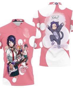 My Hero Academia Kyoka Jiroplay Guitar Rock Music Funny Band For Fan Polo Shirt