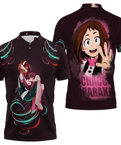 My Hero Academia Ochako Uraraka Cute Effect For Japanese Fan Polo Shirt