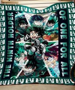 My Hero Academia Personalized Deku Quilt Bedding Set Perfect for Bedroom Decor and Family Gifts