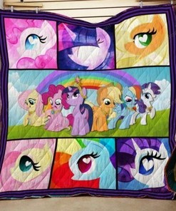 My Little Pony Quilt Blanket Bedding Set for Home Decoration and Family Gifts