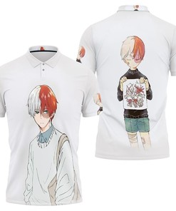 My hero academia Todoroki Shoto for japanese anime fan Polo shirt