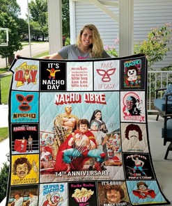Nacho Libre Quilt Bedding Set Blanket All Season Plus Size Quilt Bedding Set Blanket