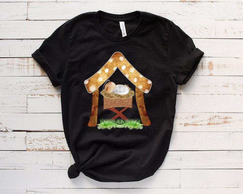 Nativity Bethlehem Christmas Christian T-Shirt