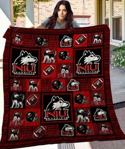 Ncaa Northern Illinois Huskies Quilt Bedding Set Blanket Bedroom Decor for Fans
