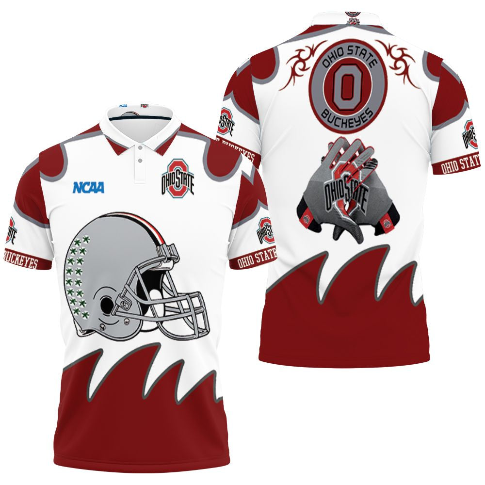 Ncaa Ohio State Buckeyes For Buckeyes Fan Polo 3D Tee 3D Jersey Polo Shirt
