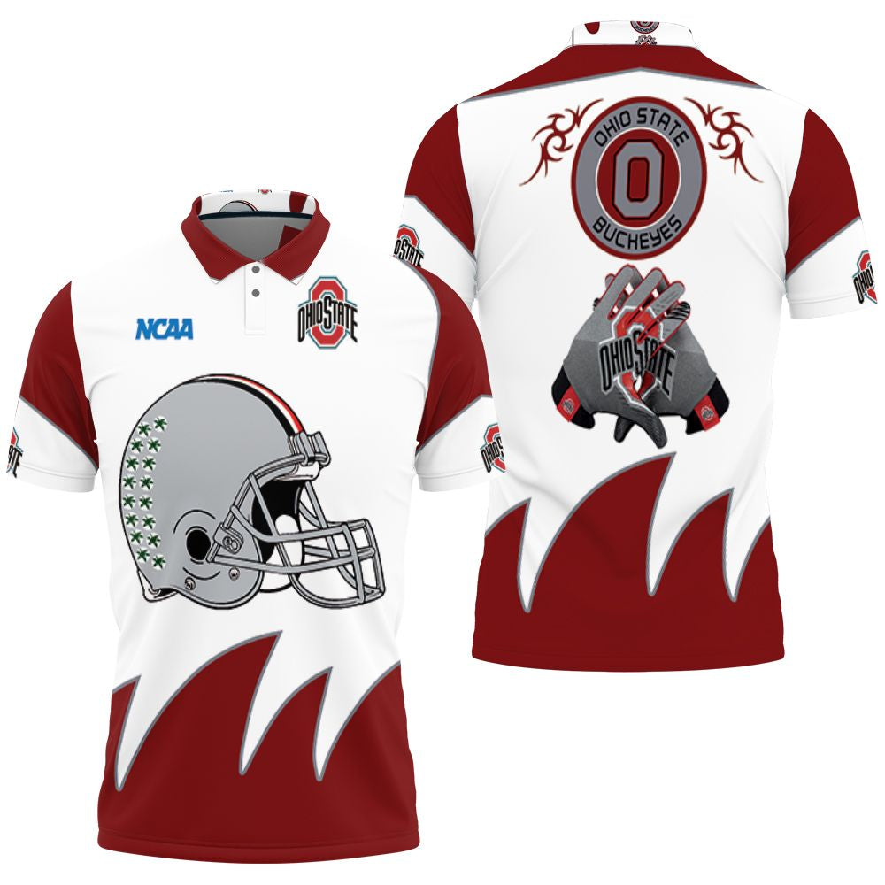 Ncaa Ohio State Buckeyes For Buckeyes Fan Polo 3D Tee 3D Polo Shirt