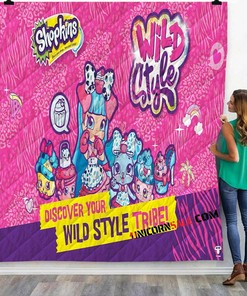 Netflix Movie Shopkins Wild N 3D Customized Personalized Quilt Bedding Set Blanket