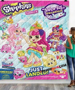 Netflix Movie Shopkins World Vacation 3D Customized Personalized Quilt Bedding Set Blanket