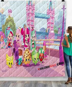Netflix Movie Shopkins World Vacation V 3D Customized Personalized Quilt Bedding Set Blanket