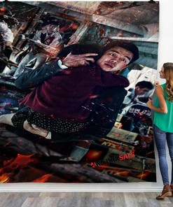 Netflix Movie Train To Busan 3D Customized Personalized Quilt Bedding Set Blanket