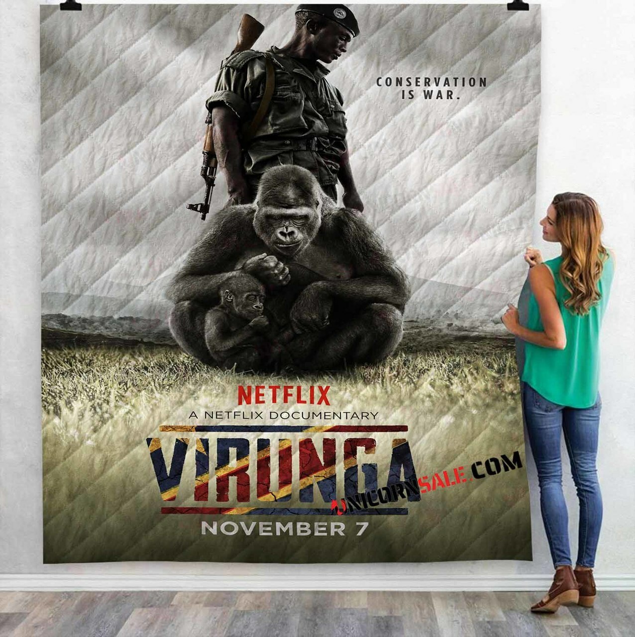Netflix Movie Virunga 3D Customized Personalized Quilt Bedding Set Blanket