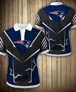 New England Patriots Flame Polo Shirt
