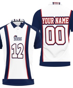 New England Patriots Tom Brady 12 Football Fans 3D Personalized Polo Shirt