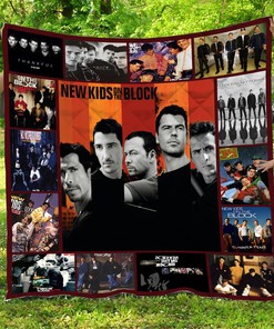 New Kids on the Block Quilt Bedding Set Blanket, Great for Bedroom Decor and Family Gifts