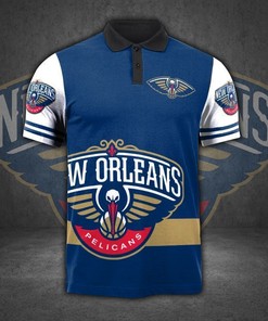 New Orleans Pelicans 3D Polo Shirt