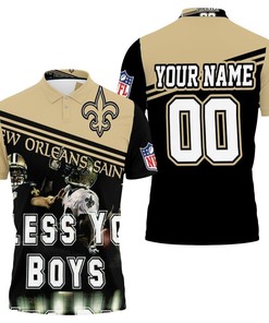New Orleans Saints 2020 NFL Season Bless You Boys Who Dat Legends Personalized Polo Shirt