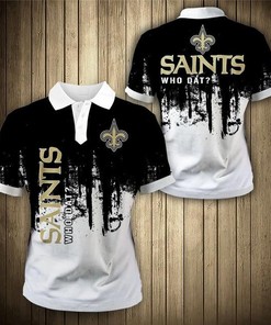 New Orleans Saints 3D Polo Shirt