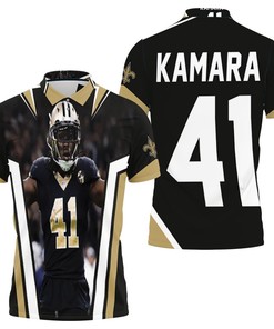 New Orleans Saints Alvin Kamara 41 Legendary Polo Shirt