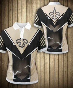 New Orleans Saints Flame Polo Shirt