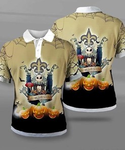 New Orleans Saints Halloween Polo Shirt