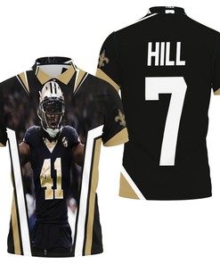New Orleans Saints Taysom Hill 7 Legendary Polo Shirt