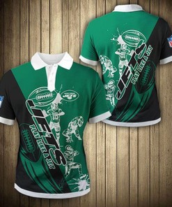 New York Jets Casual 3D Polo Shirt