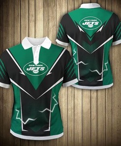 New York Jets Flame Polo Shirt