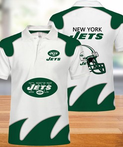 New York Jets Polo Shirts White