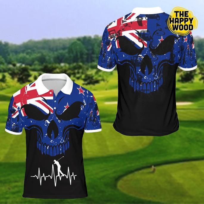 Renegade Revel: Outlaw Skull Golf Polo main image 0