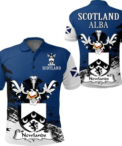 Newlands Scottish Family Crest Scotland Special Polo Shirt - Golf Shirt