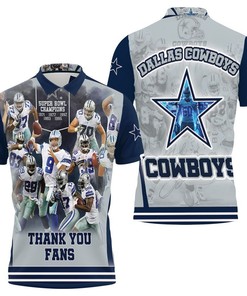 Nfc East Division Champions Dallas Cowboy Super Bowl 2021 Thank You Fans 3D Polo Shirt