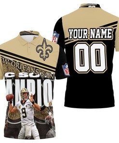 Nfc South Champions New Orleans Saints 2020 Nfl Season Legends Best Players Personalized Polo Shirt