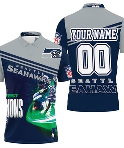 Nfc West Champions Seattle Seahawks 2020 Nfl Season Go Seattle Seahawks Personalized Polo Shirt