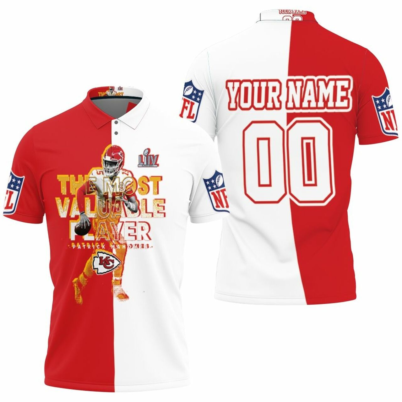 Nfl 2020 Kansas City Chiefs 32 Tyrann Mathieu 3D Personalized Polo Shirt