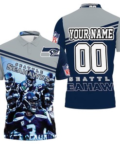 Nfl Seattle Seahawks Super Bowl Xlviii Champions Legend Personalized Polo Shirt