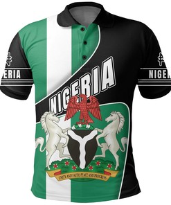 Nigeria Polo Shirt, Nigeria Naira Golf Shirts K5