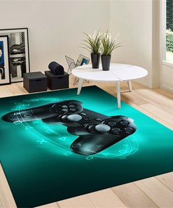 Non-Slip Easy Cleaning Crystal Bottom Polyester Mat - Gamer Area Rug