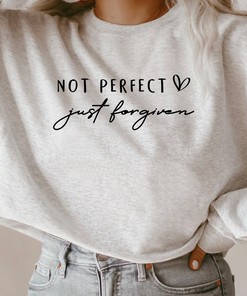 Not Perfect Just Forgiven Christian Easter T-Shirt
