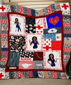 Nurse Quilt Blanket Bedding Set Bedroom Decor, Gifts for Family