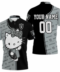 Oakland Raiders Hello Kitty Fans Personalized Polo Shirt