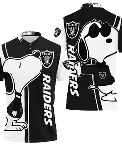 Oakland Raiders Snoopy Lover 3D Printed Polo Shirt